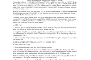 Công văn 1198/SGDĐT-QLT 2021 Hướng dẫn xét công nhận tốt nghiệp trung học cơ sở Hà Nội