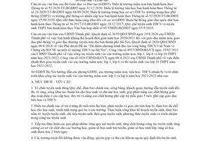 Công văn 1199/SGDĐT-QLT 2021 Hướng dẫn tuyển sinh vào các trường mầm non Sở Giáo dục Hà Nội