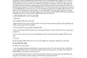 Công văn 1201/SGDĐT-QLT 2021 tổ chức Kỳ thi tốt nghiệp trung học phổ thông Sở Giáo dục Hà Nội