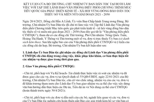 Thông báo 482/TB-UBDT 2021 phát triển kinh tế xã hội vùng đồng bào dân tộc thiểu số