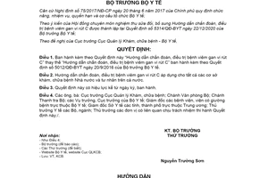 Quyết định 2065/QĐ-BYT 2021 hướng dẫn chẩn đoán điều trị bệnh viêm gan vi rút C