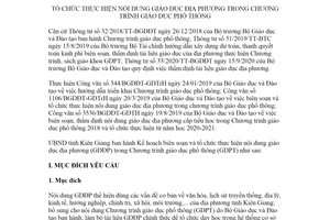 Kế hoạch 84/KH-UBND 2021 tổ chức thực hiện nội dung giáo dục địa phương tỉnh Kiên Giang