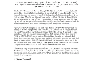 Chỉ thị 10/CT-UBND 2021 công tác phòng cháy chữa cháy với cơ sở nhà để ở kết hợp sản xuất Hà Nội