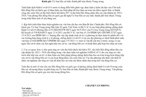 Công văn 206/VPHĐBCQG 2021 biện pháp phòng chống dịch Covid 19 trong cuộc bầu cử