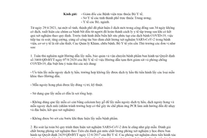 Công văn 454/KCB-QLCL&CĐT 2021 bảo đảm chất lượng xét nghiệm SARS CoV 2 trong bệnh viện