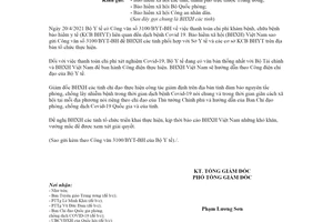 Công văn 1251/BHXH-CSYT 2021 chi phí khám chữa bệnh bảo hiểm y tế liên quan đến dịch Covid19