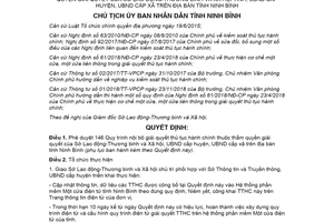 Quyết định 359/QĐ-UBND 2021 giải quyết thủ tục hành chính Sở Lao động tỉnh Ninh Bình