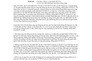 Công văn 4191/BYT-TT-KT 2021 công tác cung cấp thông tin cho báo chí về phòng chống COVID 19