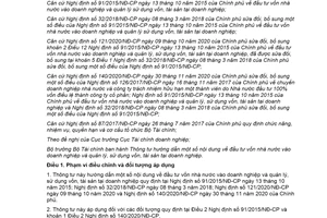 Thông tư 36/2021/TT-BTC hướng dẫn nội dung về đầu tư vốn Nhà nước vào doanh nghiệp