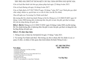 Thông tư 38/2021/TT-BTC bãi bỏ Thông tư 21/2008/TT-BTC