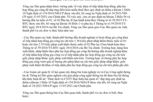 Công văn 2535/TCHQ-GSQL 2021