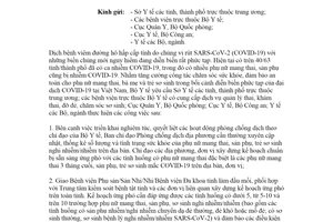 Công văn 4503/BYT-BMTE 2021 tăng cường chăm sóc phụ nữ có thai trong bối cảnh COVID19