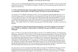 Công văn 5772/BTC-NSNN 2021 kinh phí hỗ trợ người dân gặp khó khăn do đại dịch Covid 19