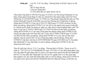 Công văn 1648/UBND-KGVX 2021 nhập cảnh phòng chống COVID 19 cho người nước ngoài Hà Nội