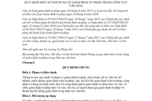 Thông tư 04/2021/TT-BVHTTDL giám định tư pháp trong lĩnh vực văn hóa