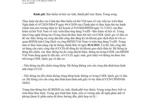 Công văn 884/CNTT-PM 2021 xác thực thông tin công dân với cơ sở dữ liệu Quốc gia về dân cư