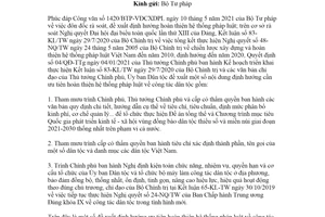 Công văn 740/UBDT-PC 2021 định hướng hoàn thiện hệ thống pháp luật về công tác dân tộc