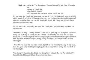 Công văn 5832/VP-KGVX 2021 tăng cường phòng chống dịch COVID 19 tại cơ sở kinh doanh Hà Nội