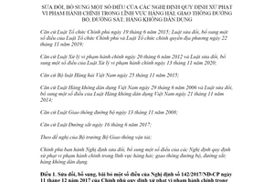 Nghị định 123/2021/NĐ-CP sửa đổi Nghị định xử phạt vi phạm hành chính lĩnh vực hàng hải mới nhất