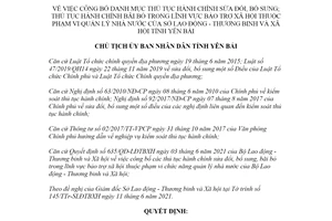 Quyết định 1171/QĐ-UBND 2021 thủ tục hành chính bảo trợ xã hội Sở Lao động tỉnh Yên Bái