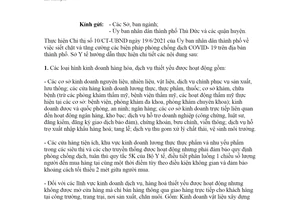 Công văn 3786/SYT-NVY 2021 hướng dẫn thực hiện Chỉ thị 10/CT-UBND Sở Y tế Hồ Chí Minh