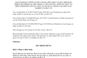 Quyết định 2969/QĐ-BYT 2021 điều kiện bổ nhiệm chức vụ quản lý đơn vị sự nghiệp của Bộ Y tế