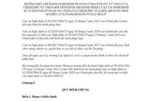 Thông tư 04/2021/TT-BTP hướng dẫn Nghị định 59/2012/NĐ-CP