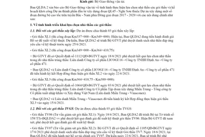 Công văn 955/BQLDA2-PID6 2021 lựa chọn nhà thầu Dự án đầu tư xây dựng đoạn QL45 Nghi Sơn