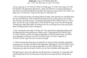 Công văn 3261/TCHQ-GSQL 2021 hướng dẫn thủ tục tạm xuất tái nhập hàng thay thế