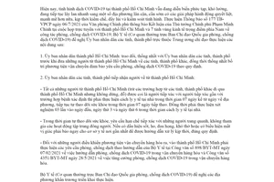 Công văn 5389/BYT-MT 2021 tiếp nhận đối với người từ thành phố Hồ Chí Minh về địa phương