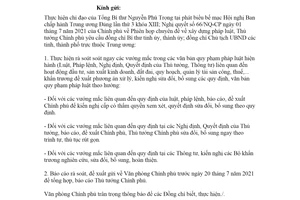 Công văn 4611/VPCP-PL 2021 rà soát quy định pháp luật gây vướng mắc trong đầu tư kinh doanh