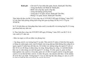 Công văn 4534/SYT-NVY 2021 biện pháp phòng chống dịch Covid19 giai đoạn hiện nay Hồ Chí Minh