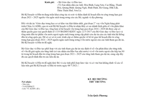 Công văn 4383/BKHĐT-KTĐN 2021 rà soát vốn dự án Giáo dục trung học cơ sở khu vực khó khăn nhất