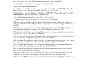 Nghị định 67/2021/NĐ-CP sửa đổi Nghị định 167/2017/NĐ-CP sắp xếp lại xử lý tài sản công