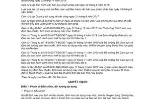 Quyết định 14/2021/QĐ-UBND tiêu chuẩn sử dụng máy móc thuộc lĩnh vực giáo dục tỉnh Hậu Giang