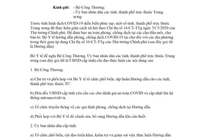 Công văn 5858/BYT-MT 2021 hướng dẫn phòng chống dịch Covid19 tại chợ đầu mối chợ bán lẻ