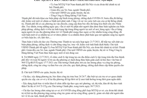 Công điện 16/CĐ-UBND 2021 triển khai biện pháp cấp bách phòng chống dịch COVID19 Hà Nội