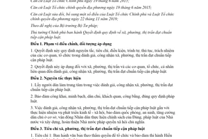 Quyết định 25/2021/QĐ-TTg xã phường thị trấn đạt chuẩn tiếp cận pháp luật