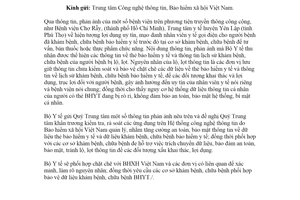 Công văn 5863/BYT-BH 2021 rà soát an toàn thông tin dữ liệu khám chữa bệnh bảo hiểm y tế