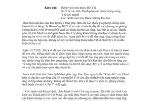 Công văn 5821/BYT-TB-CT 2021 rà soát đảm bảo nguồn cung ứng Oxy y tế cho phòng Covid 19