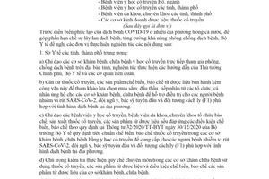 Công văn 5944/BYT-YDCT 2021 phòng chống bệnh dịch COVID19 bằng thuốc cổ truyền sản phẩm từ dược liệu