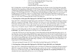 Công văn 5971/BYT-KHTC 2021 làm rõ nội dung Nghị quyết 48/NQ-CP 58/NQ-CP chế độ chống dịch COVID19