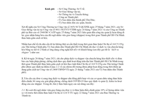 Công văn 2491/UBND-ĐT 2021 quản lý xe mô tô ứng dụng công nghệ vận chuyển hàng hóa thiết yếu Hồ Chí Minh