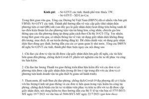 Công văn 5249/TCĐBVN-VT 2021 sử dụng giấy nhận diện phương tiện hoạt động trên luồng xanh