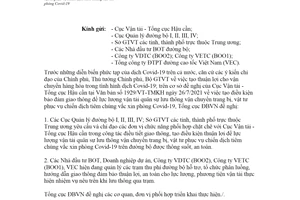 Công văn 5393/TCĐBVN-ATGT 2021 bảo đảm giao thông để lực lượng vận tải quân sự lưu thông