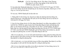 Công văn 2470/UBND-ĐT 2021 cấp mã xác nhận cho phương tiện vận chuyển chuyên gia Hà Nội