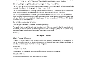 Thông tư 11/2021/TT-NHNN sử dụng dự phòng để xử lý rủi ro hoạt động của tổ chức tín dụng