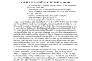 Công điện 18/CĐ-UBND 2021 thực hiện giãn cách toàn xã hội để phòng chống COVID19 Hà Nội