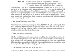 Công văn 3320/BGDĐT-GDTX 2021 Đề án Xây dựng xã hội học tập giai đoạn 2021 2030