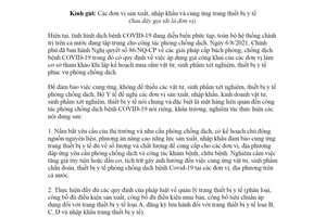 Công văn 6547/BYT-TB-CT 2021 rà soát công khai giá thiết bị y tế phòng chống COVID19